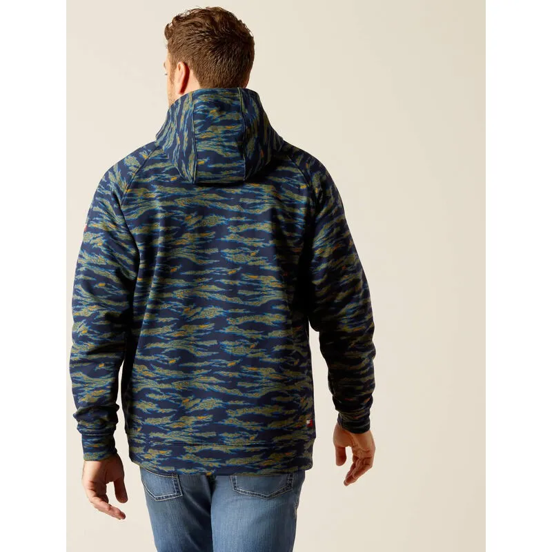 Ariat Men's Flame Resistant Smoke Flame Resistant Hoodie Blue Camo - 10052902