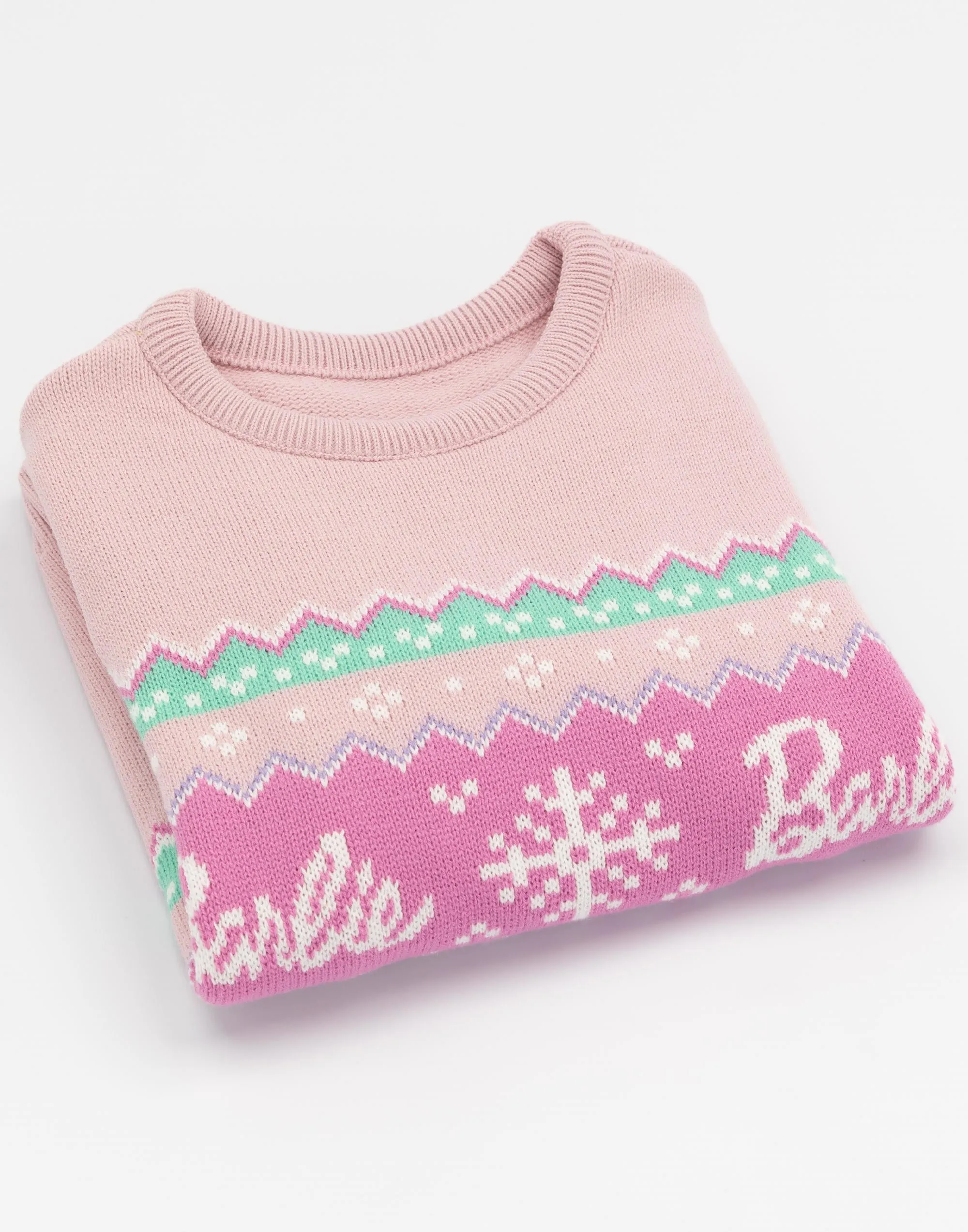 Barbie Girls Fairisle Pattern Jumper