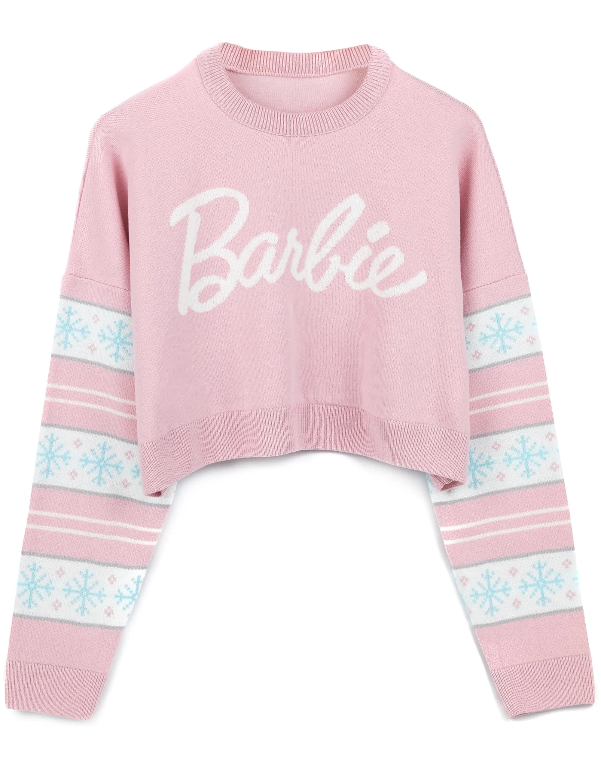 Barbie Logo Women's Cropped Jumper