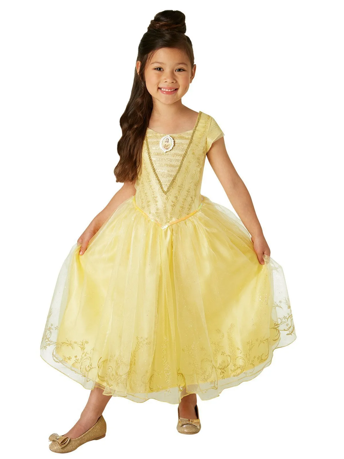 Belle Live Action Deluxe Costume for Kids - Disney Beauty and the Beast