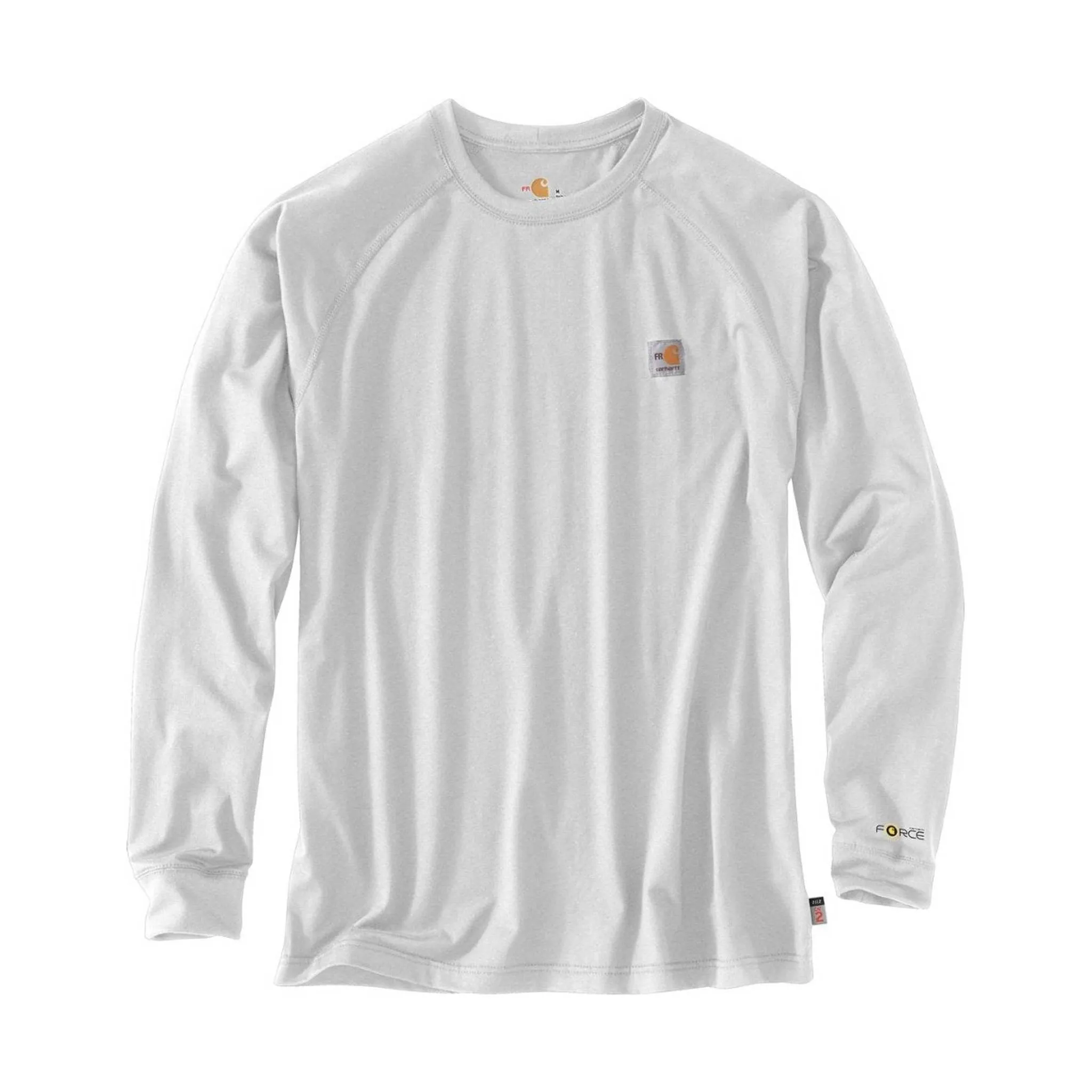 Carhartt Men's Flame Resistant Force Long-Sleeve T Shirt - Light Gray