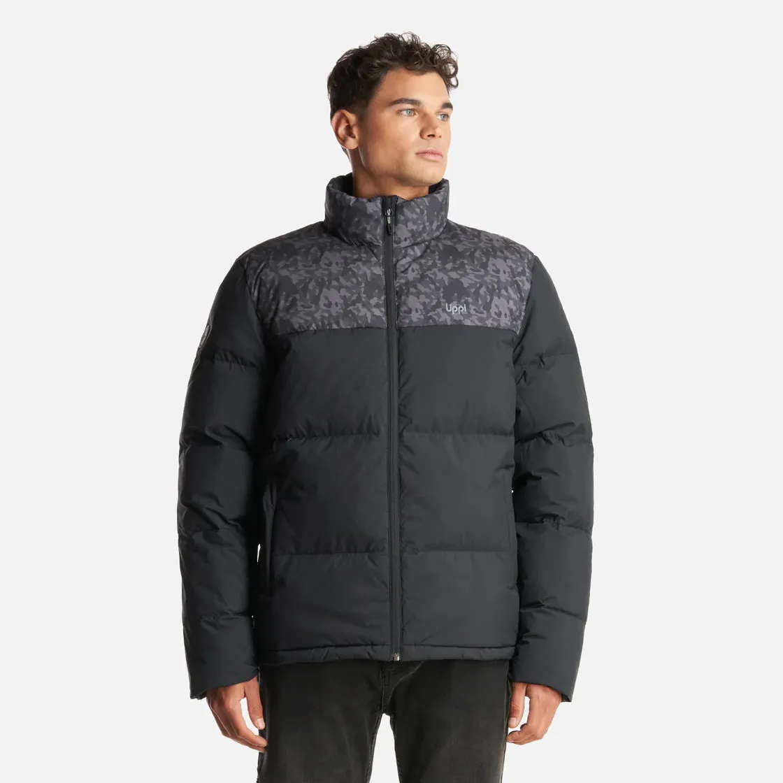 Casaca Hombre Urban Down Jacket Negro Print