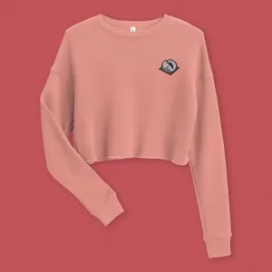 Char Siu Bao Embroidered Crop Sweatshirt