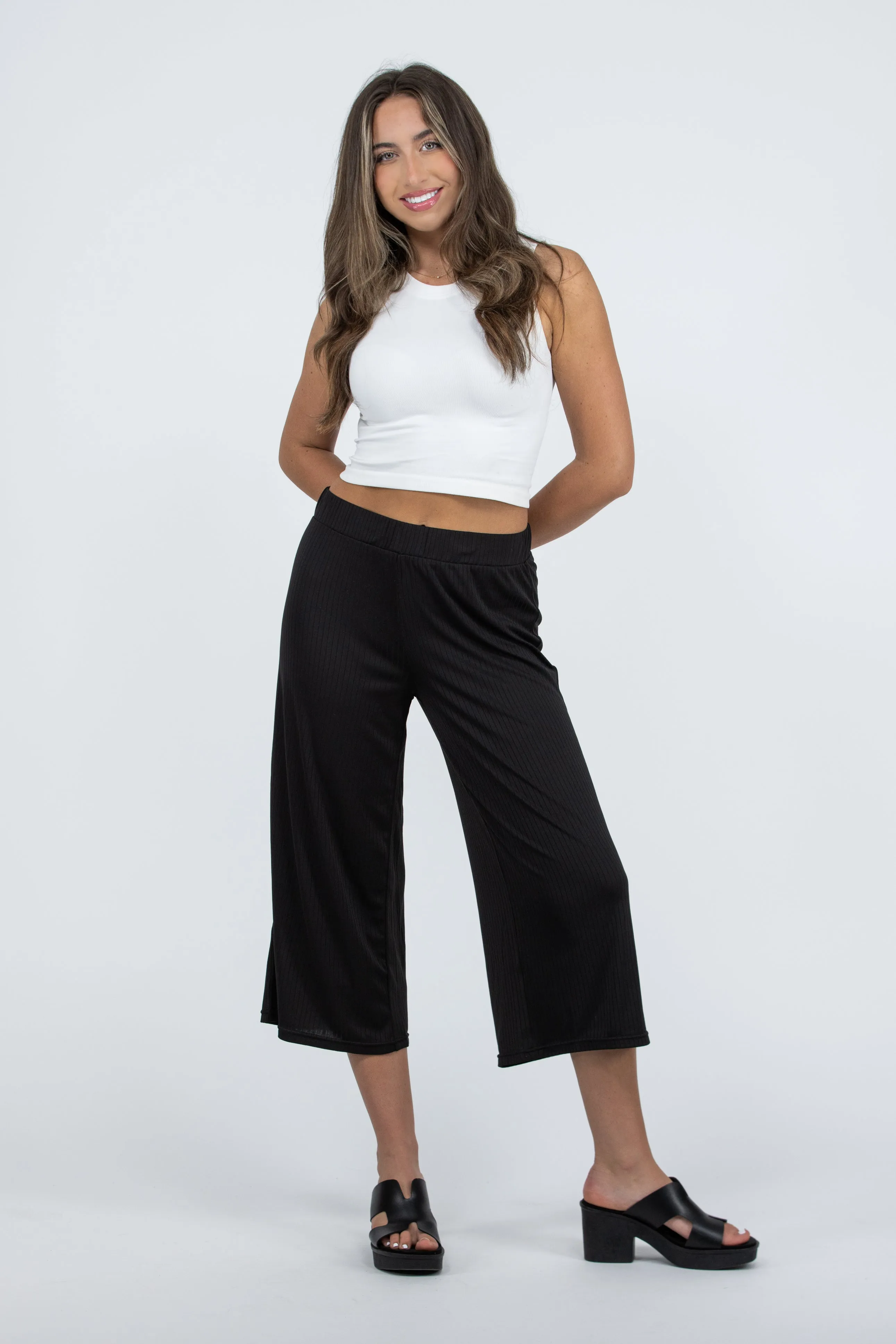 Cooler Than You Capri Culottes * Final Sale*