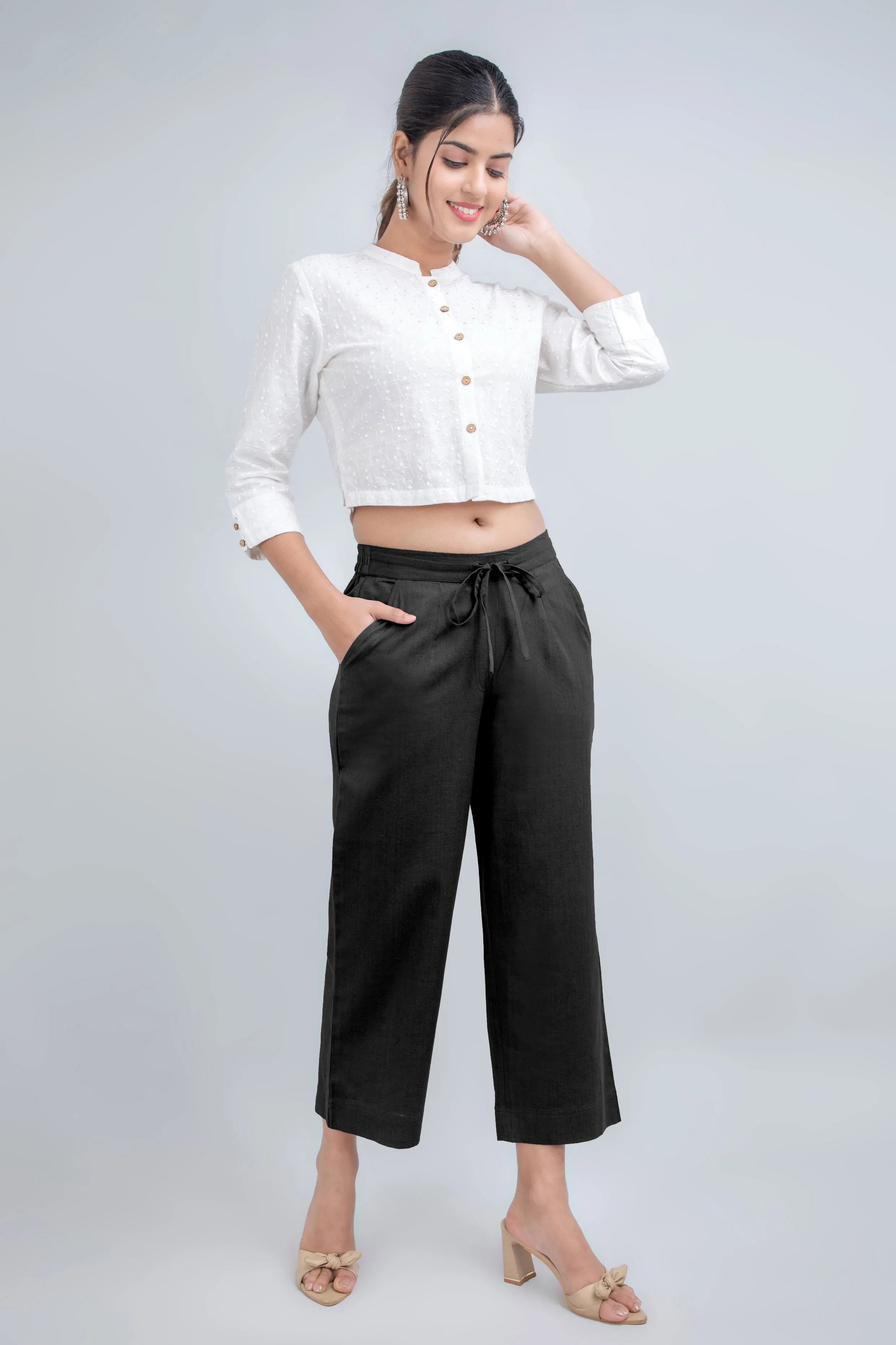 Cotton Linen Culottes