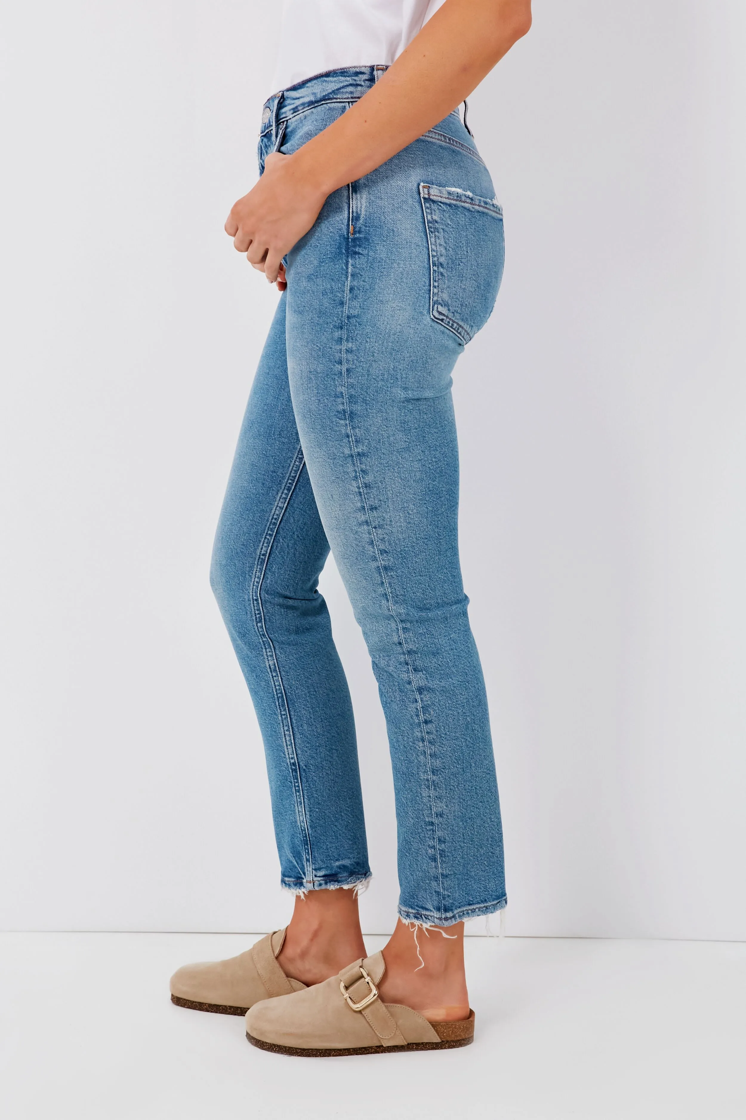 Cove Riley High Rise Straight Crop