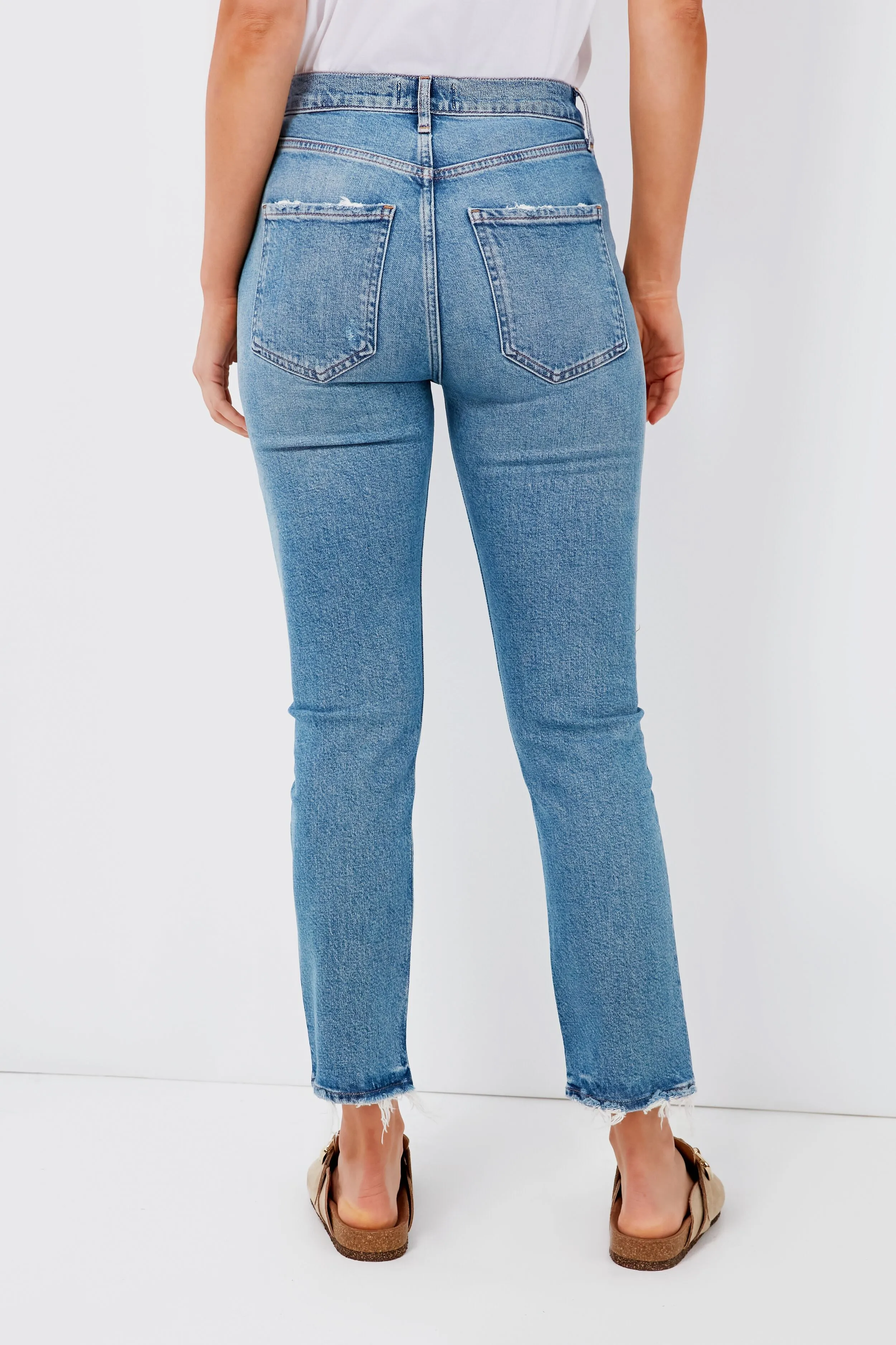 Cove Riley High Rise Straight Crop