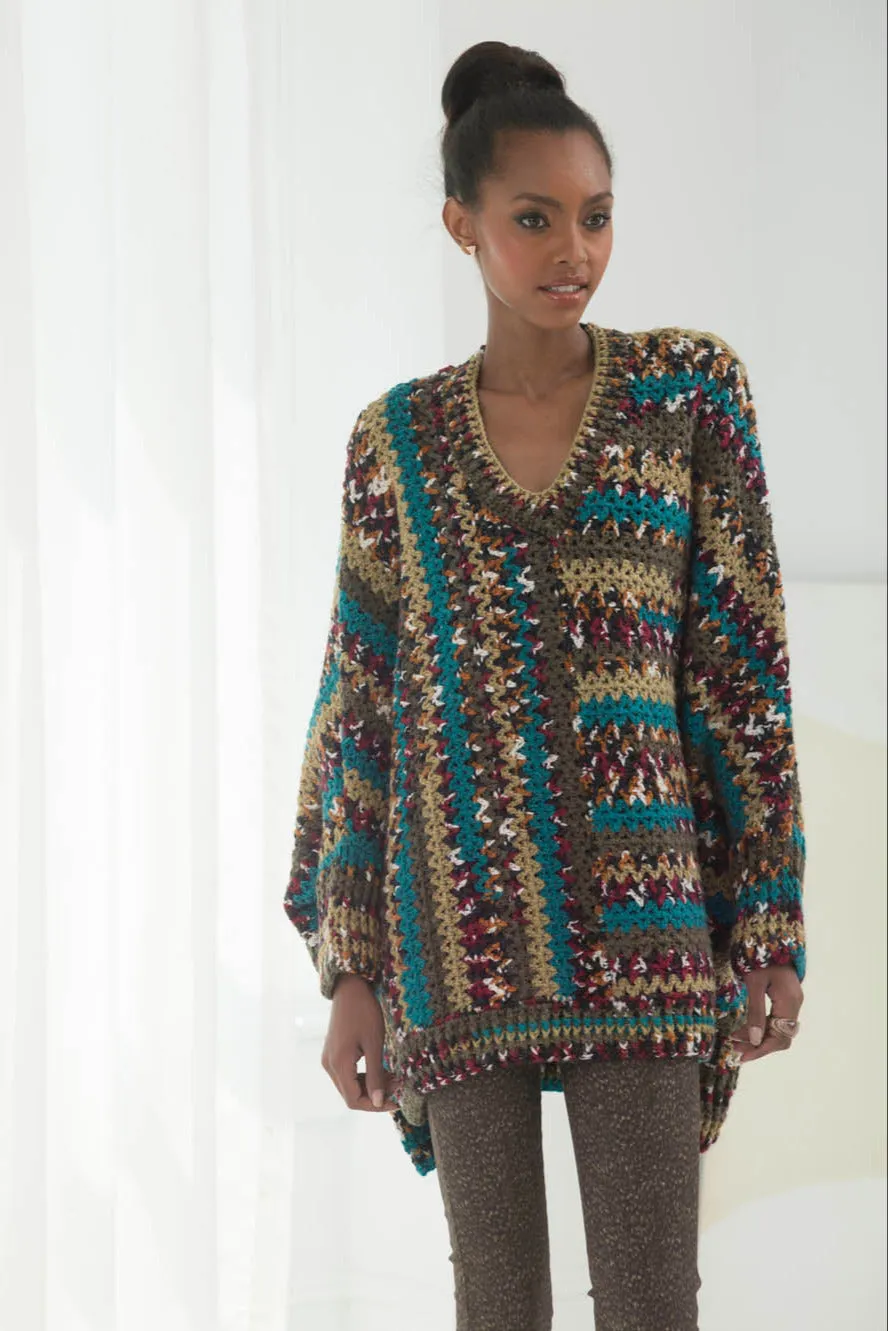 Crochet Poncho Pullover