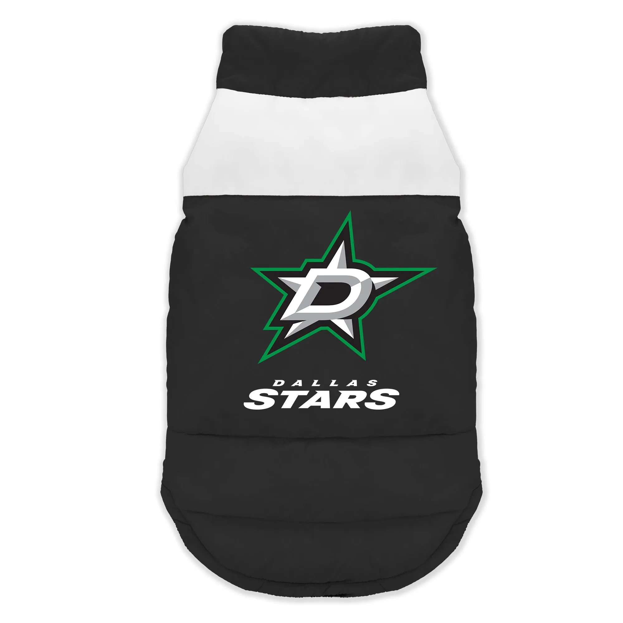 Dallas Stars Pet Parka Puff Vest