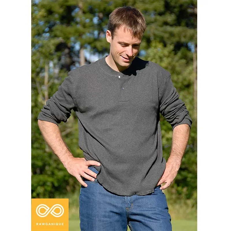 DARTMOUTH 100% Organic Cotton Henley Shirt (Unisex) (Closeout)