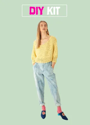 DIY Kit - Super Cropped Sweater - Big Cotton