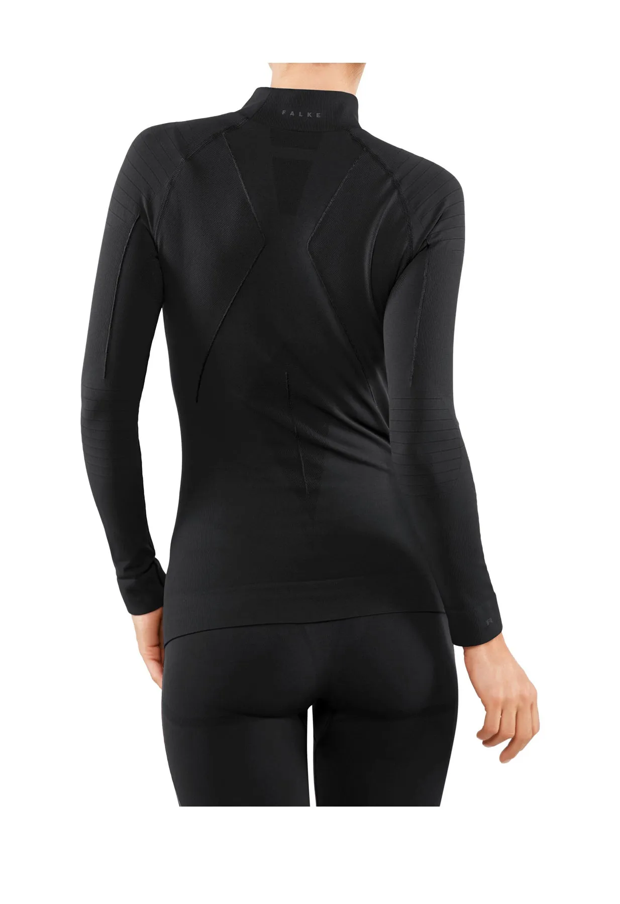 Falke Turtle Neck Black Ski Base Layer