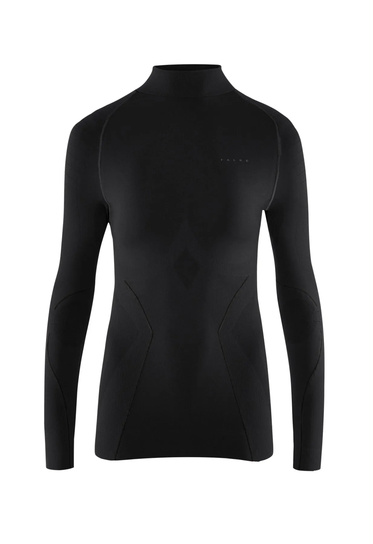 Falke Turtle Neck Black Ski Base Layer