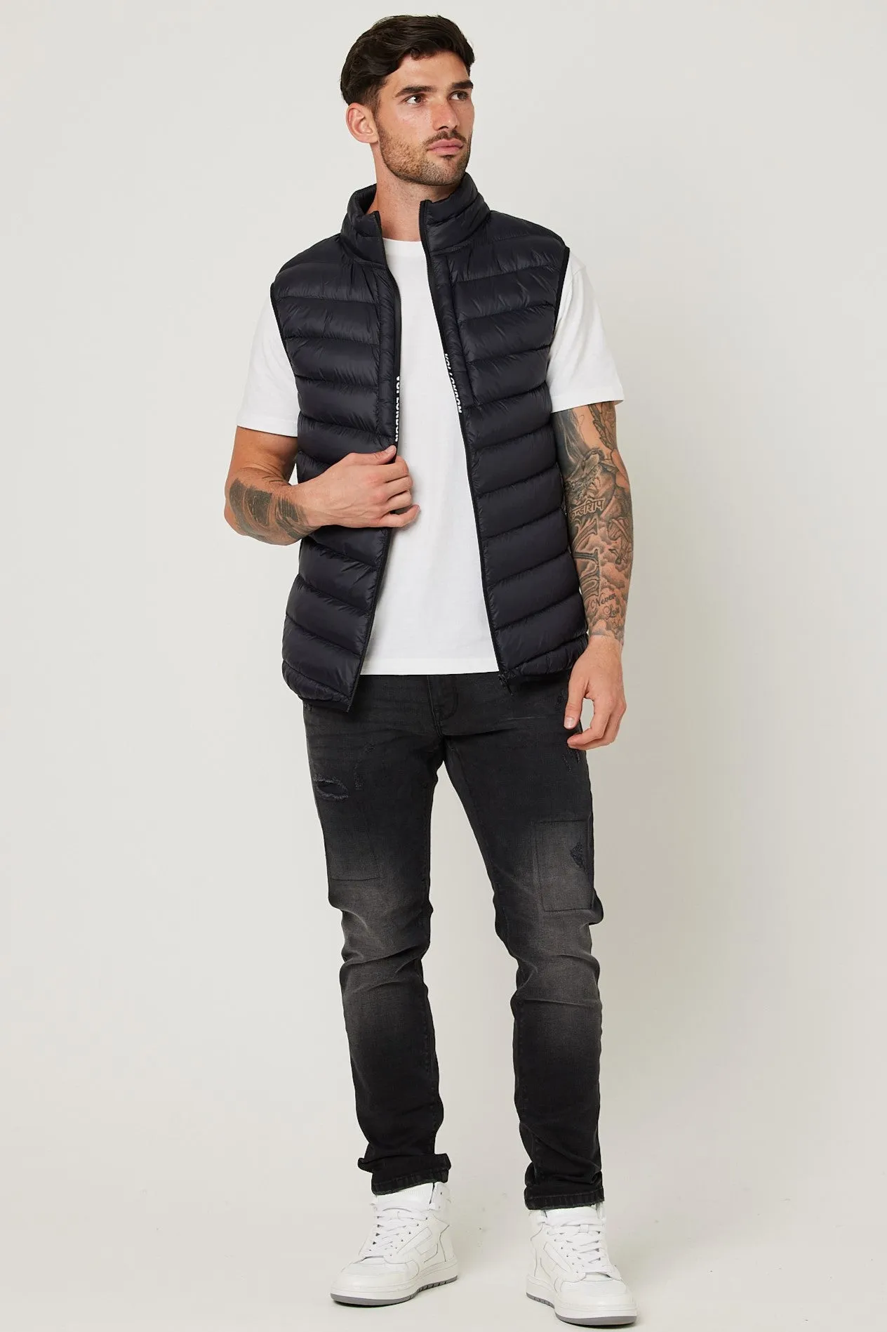 Greenfield Puffer Gilet - Black