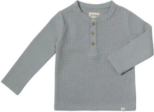 Harvard Henley - Grey Waffle