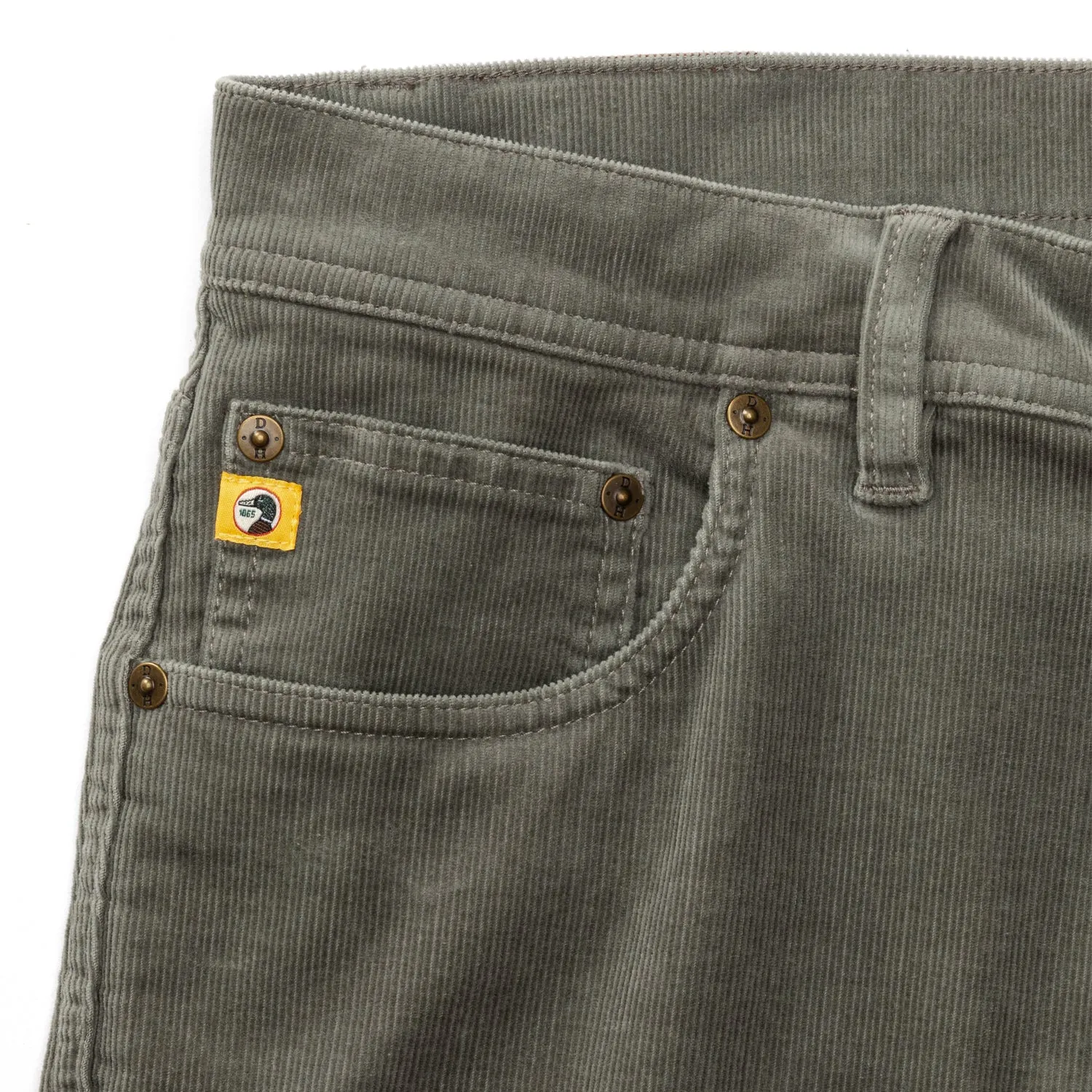 Holston Corduroy Five-Pocket - Castor Grey