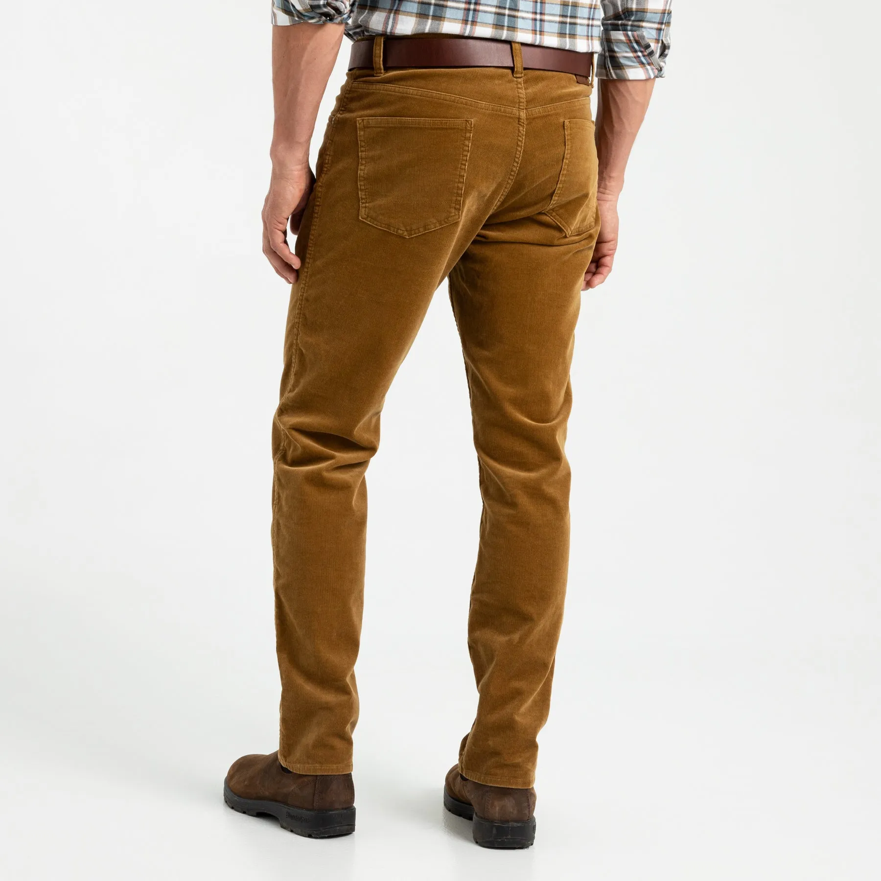 Holston Corduroy Five-Pocket - Dull Gold