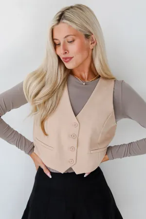 Iconic Experience Beige Vest - DOORBUSTER