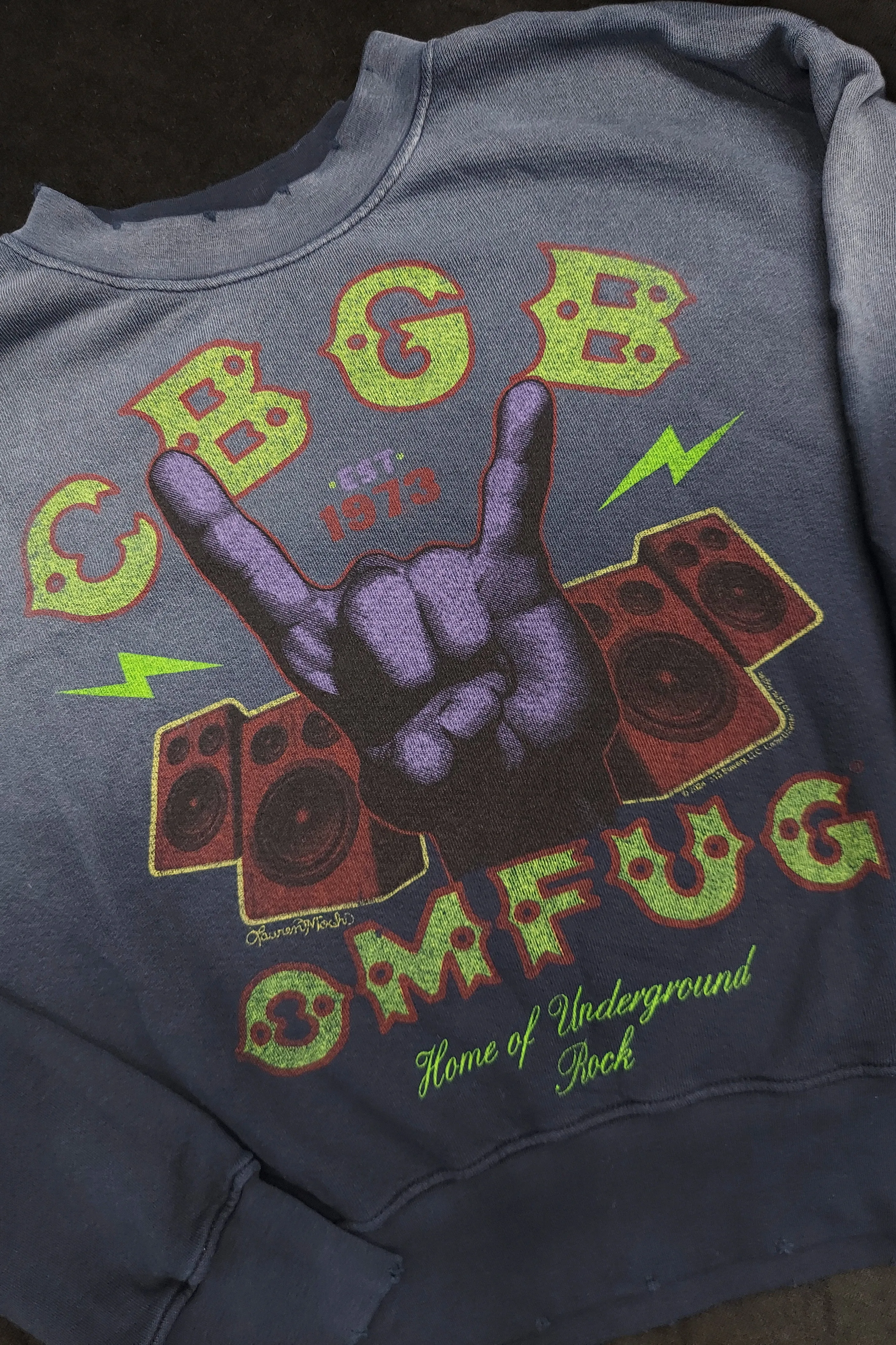 Lauren Moshi CBGB Rock Hand Pullover