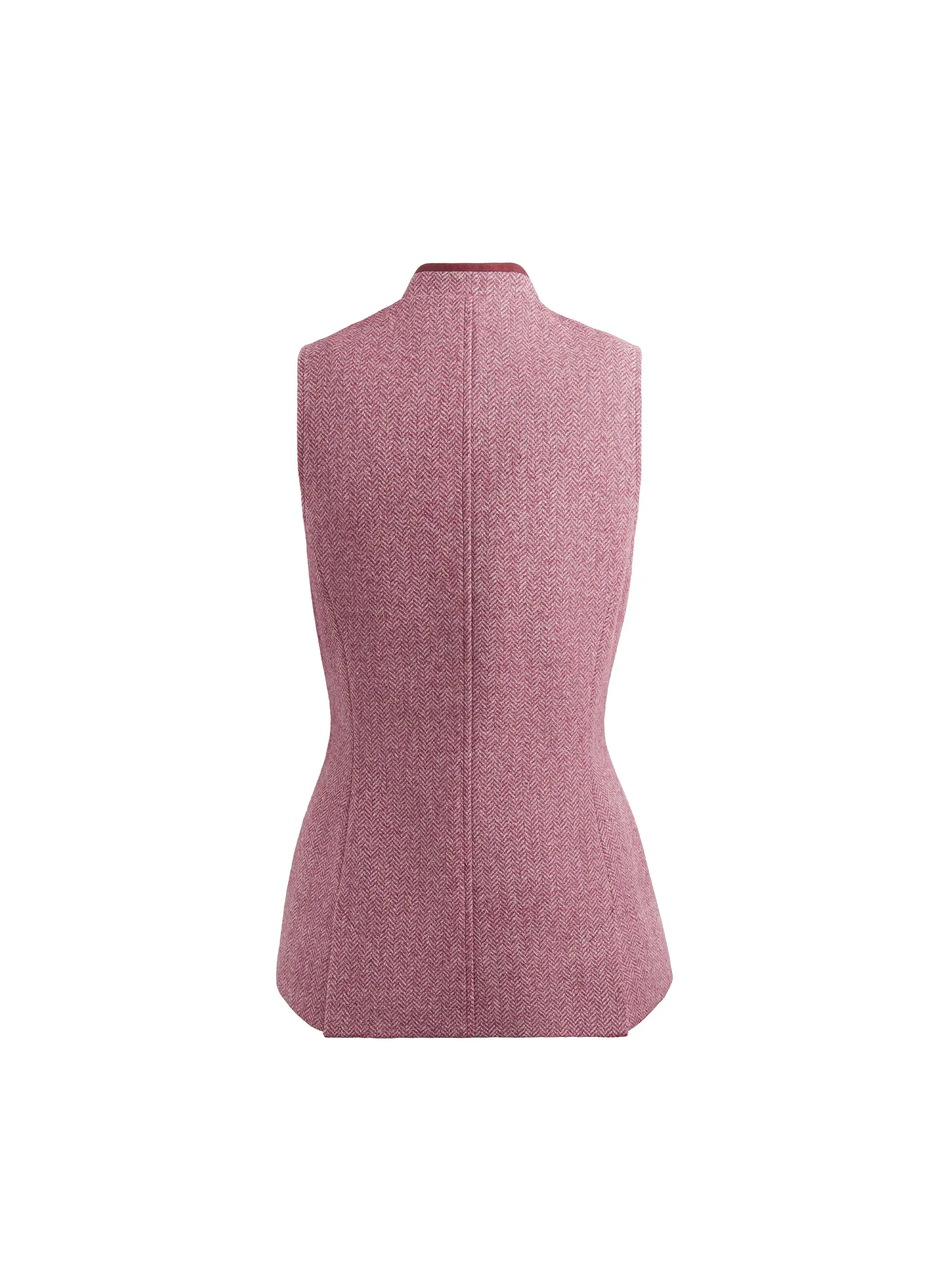 Madeline Gilet - Breast Cancer Now Pink Herringbone