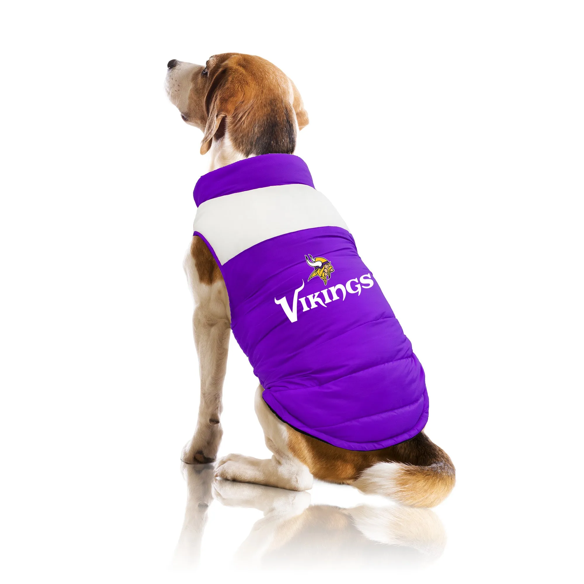 Minnesota Vikings Pet Parka Puff Vest