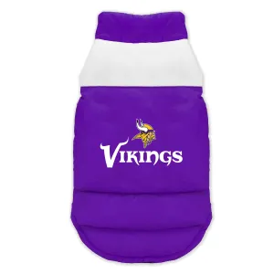 Minnesota Vikings Pet Parka Puff Vest