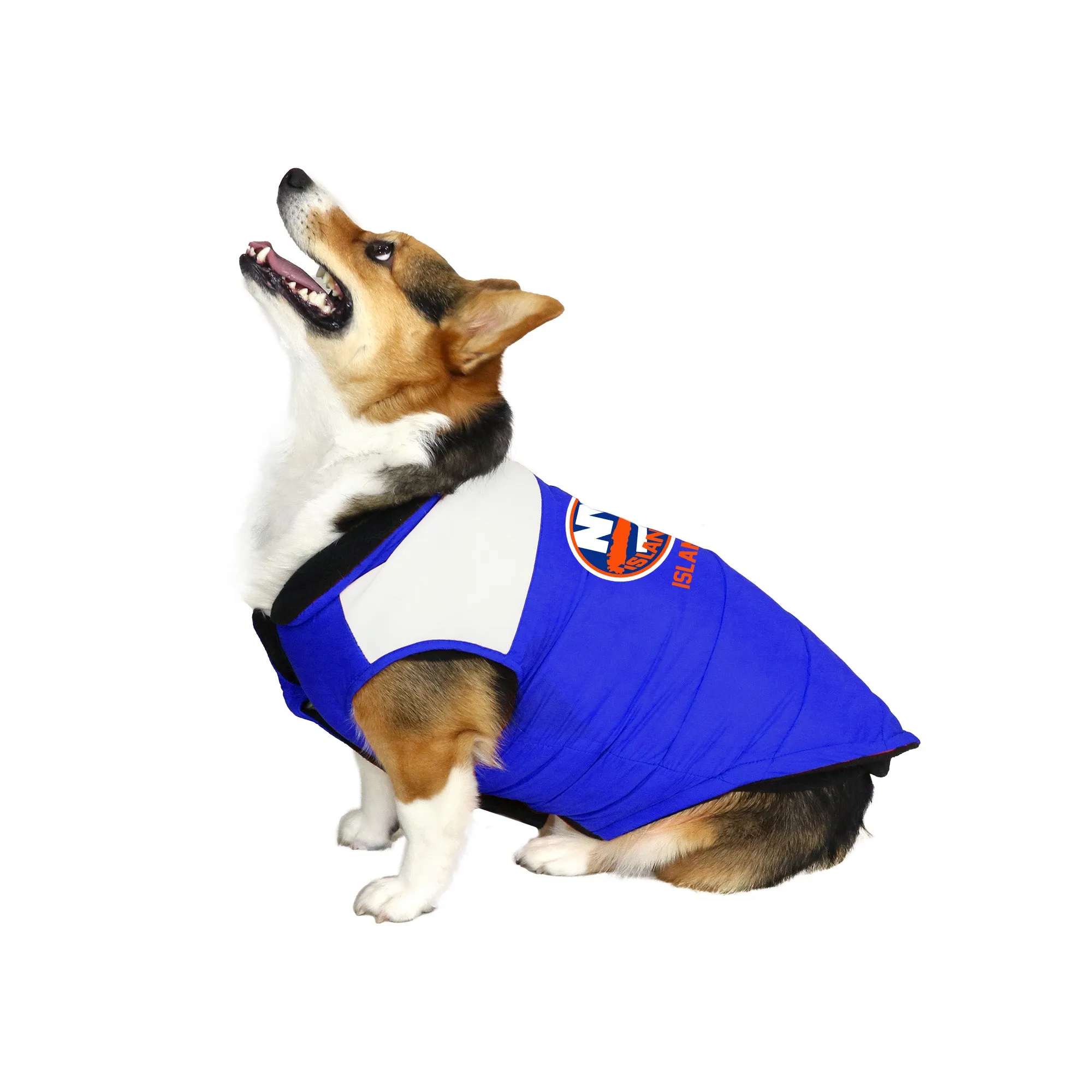 New York Islanders Pet Parka Puff Vest