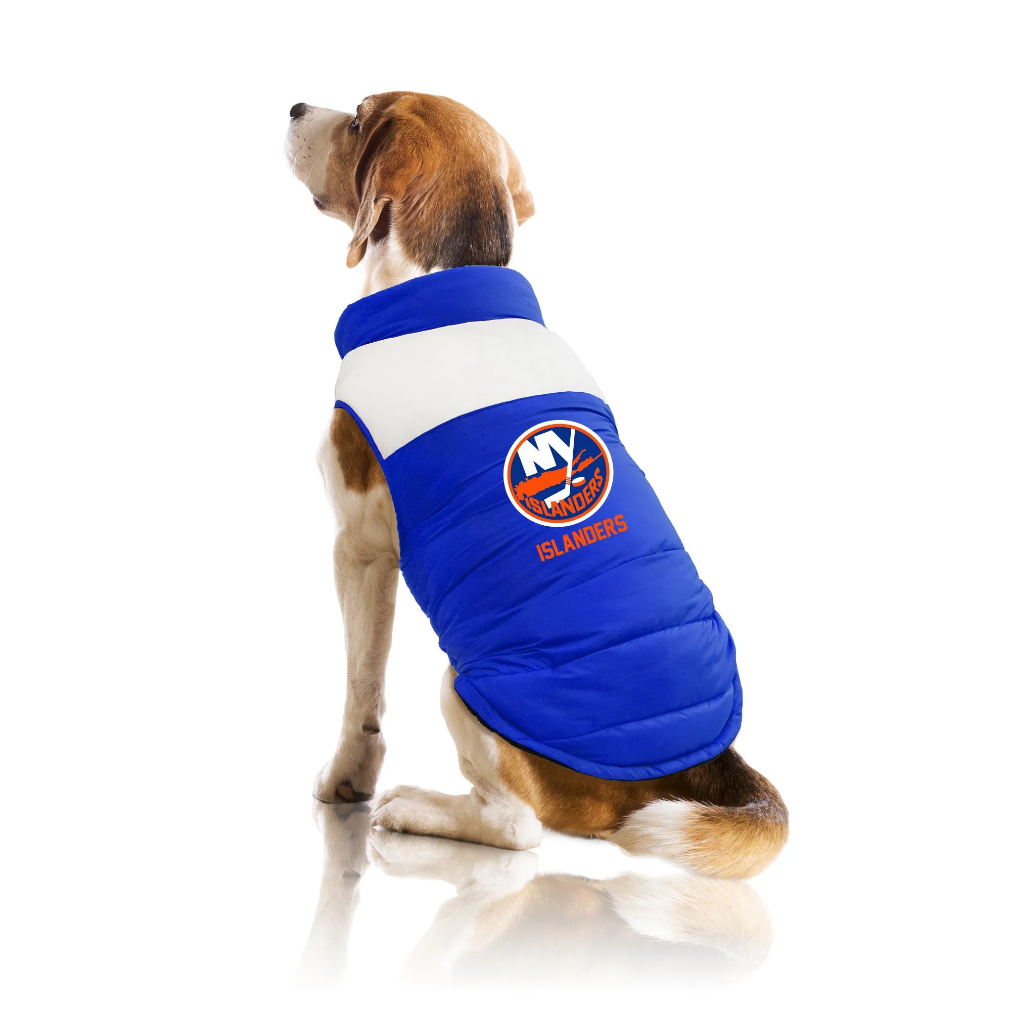 New York Islanders Pet Parka Puff Vest