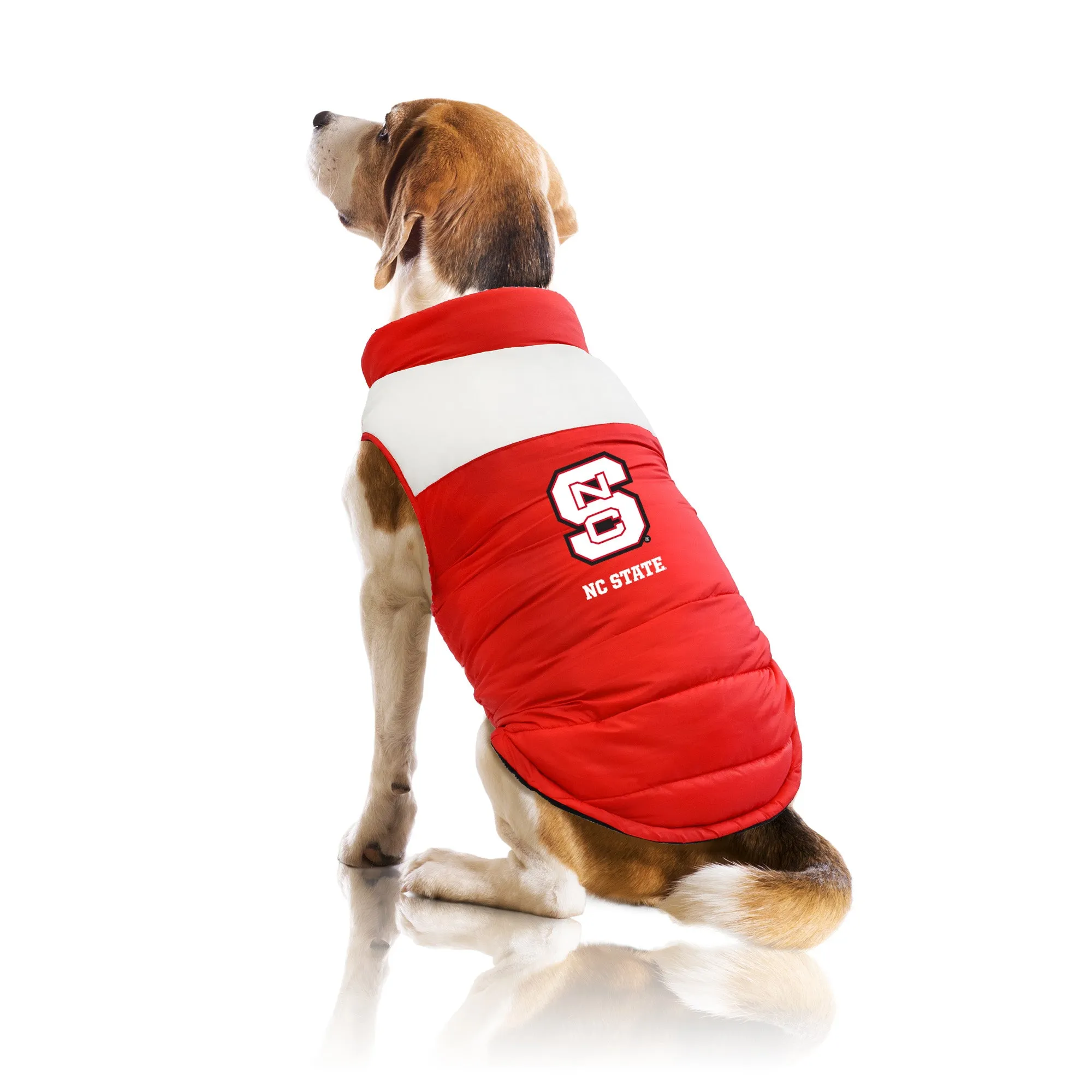 North Carolina State Pet Parka Puff Vest