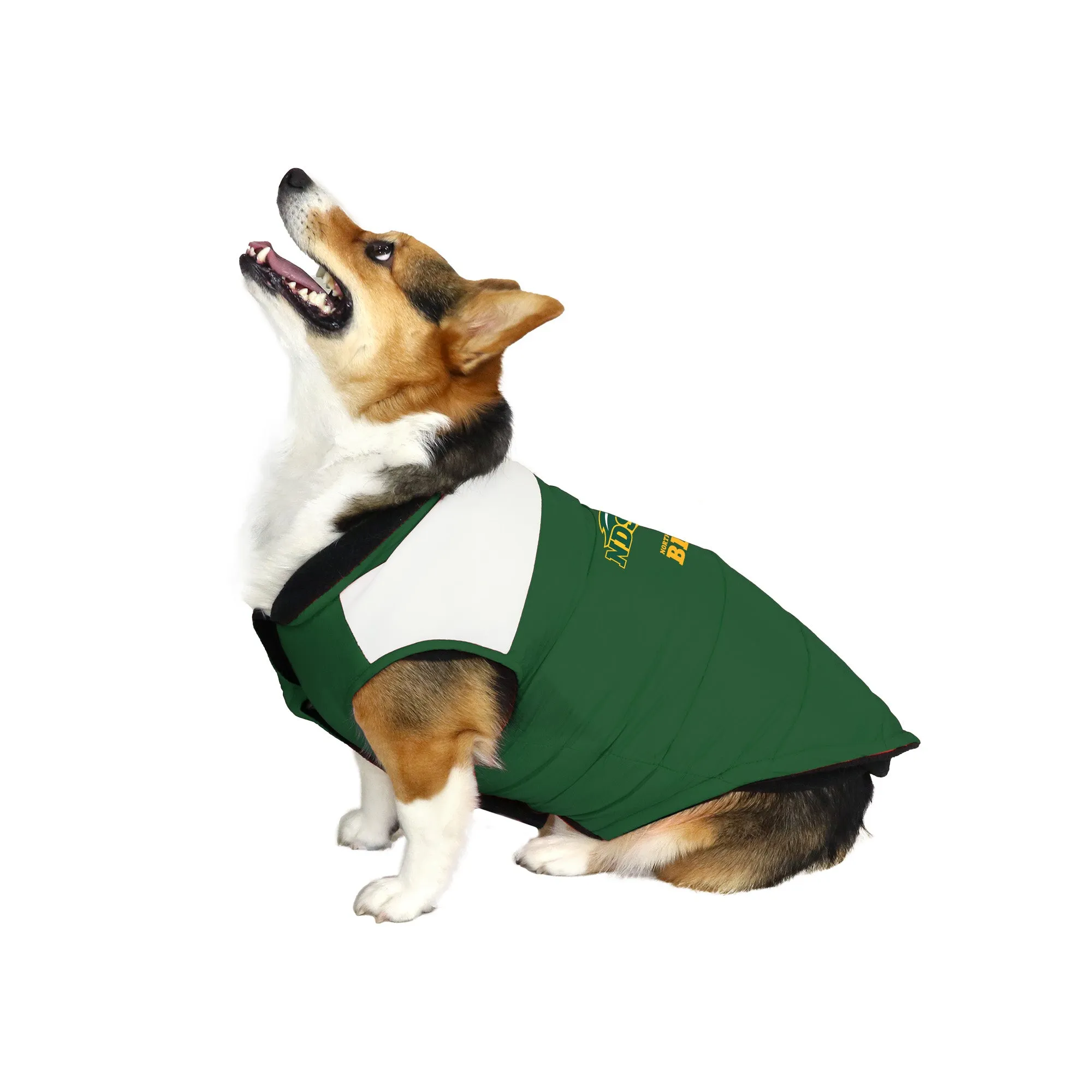 North Dakota State University Pet Parka Puff Vest