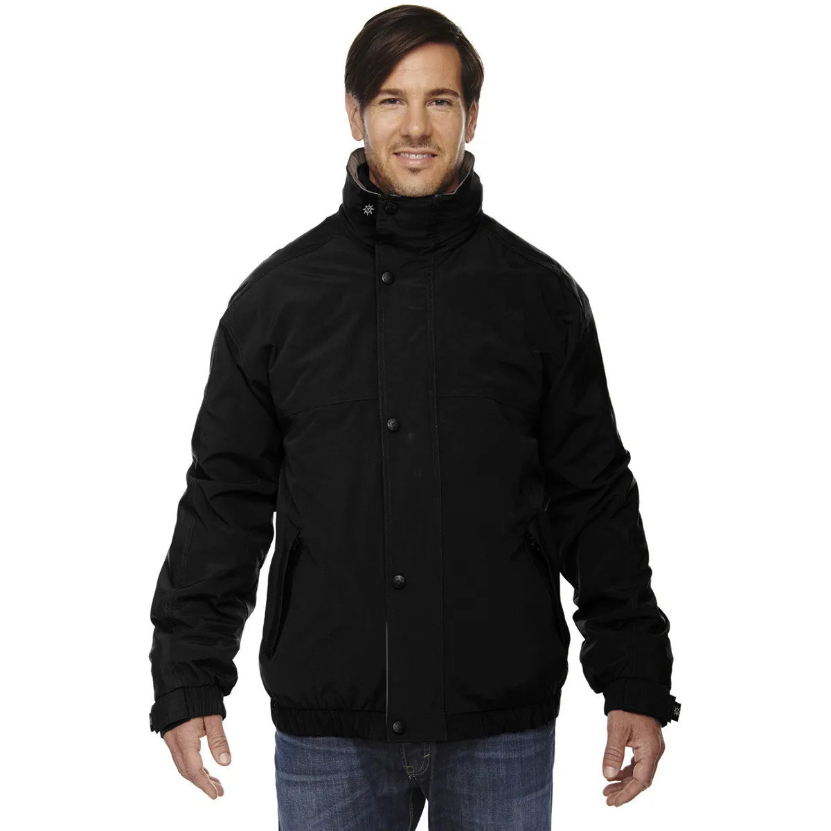 North End Men's Black 3-in-1 Bomber Jacket