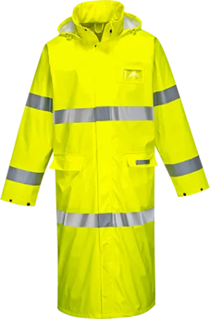 Portwest Sealtex Flame FR Hi-Vis Coat 50″ (FR44)