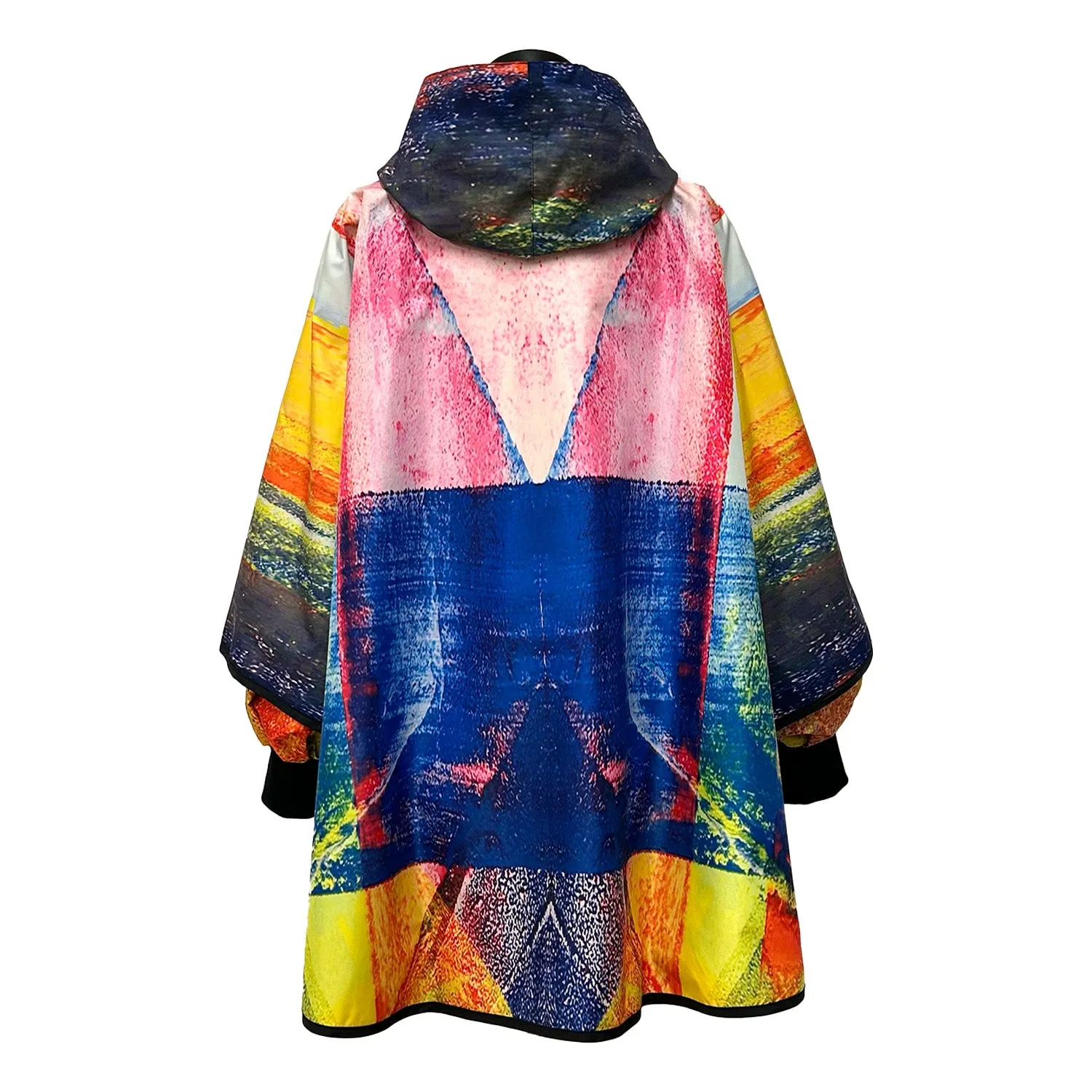 Printed Poncho Dawn Light