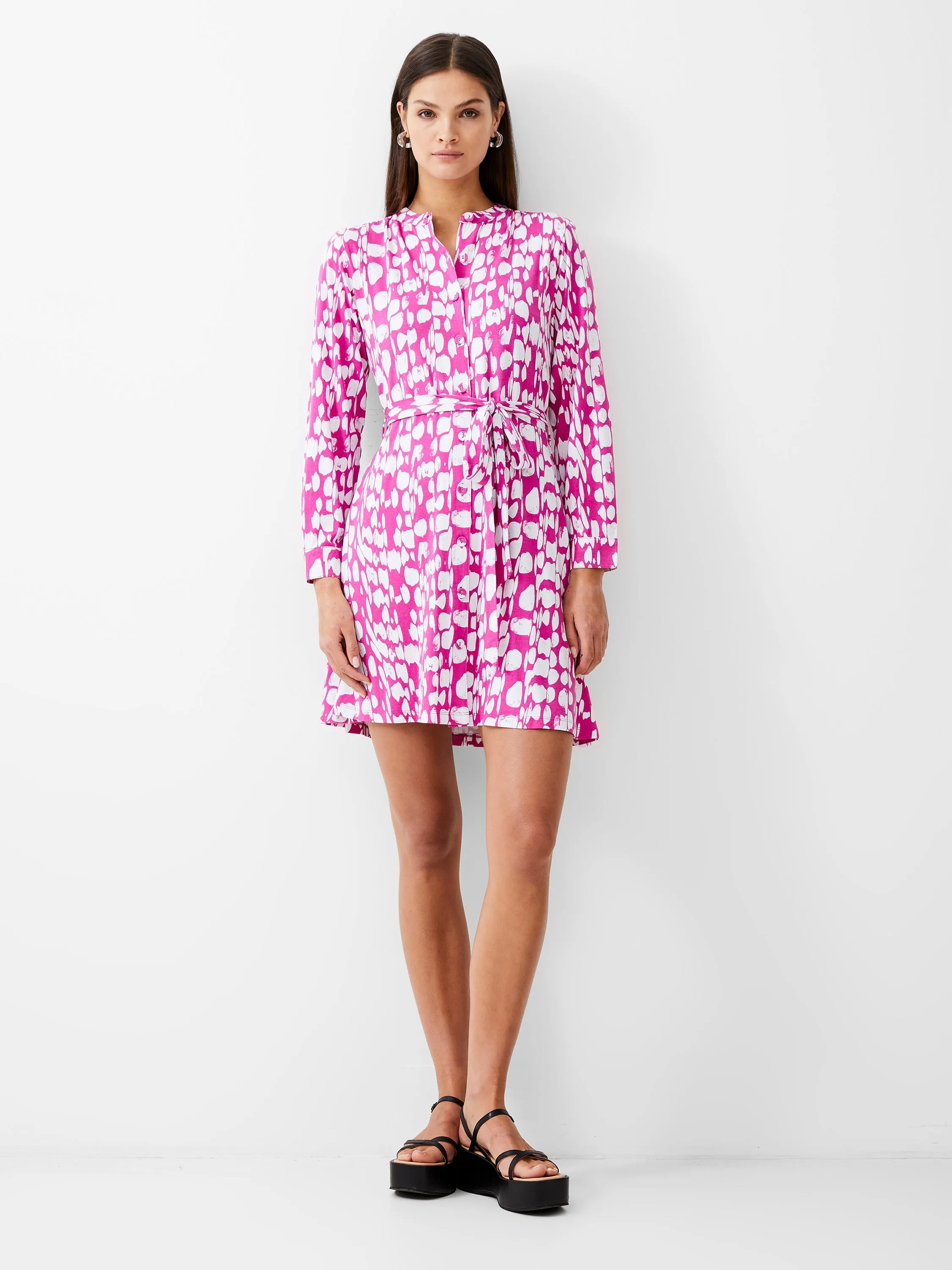 Riley Henley Shirt Dress