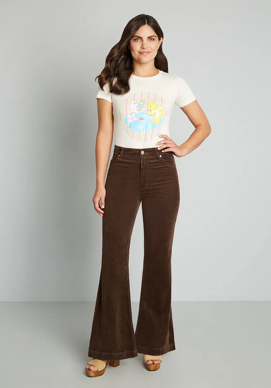 So Seventies Savvy Corduroy Flare Pants