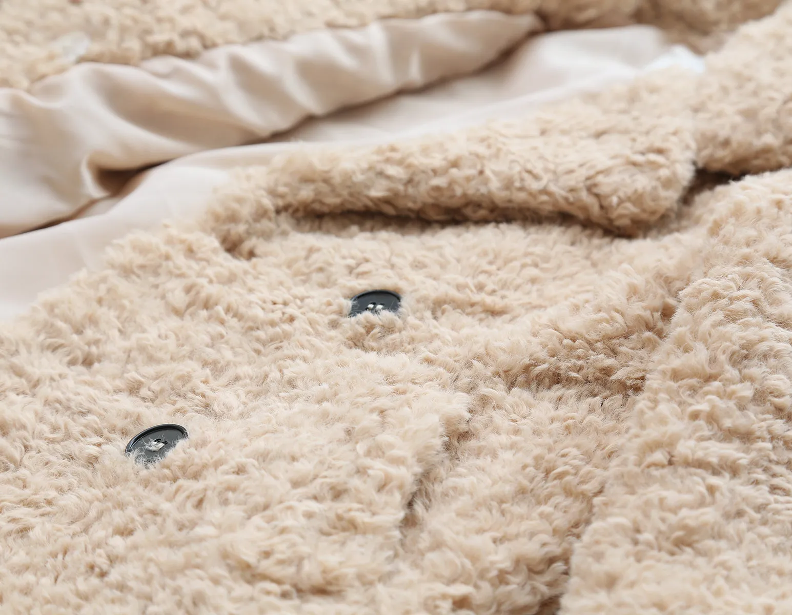 Teddy Coat beige