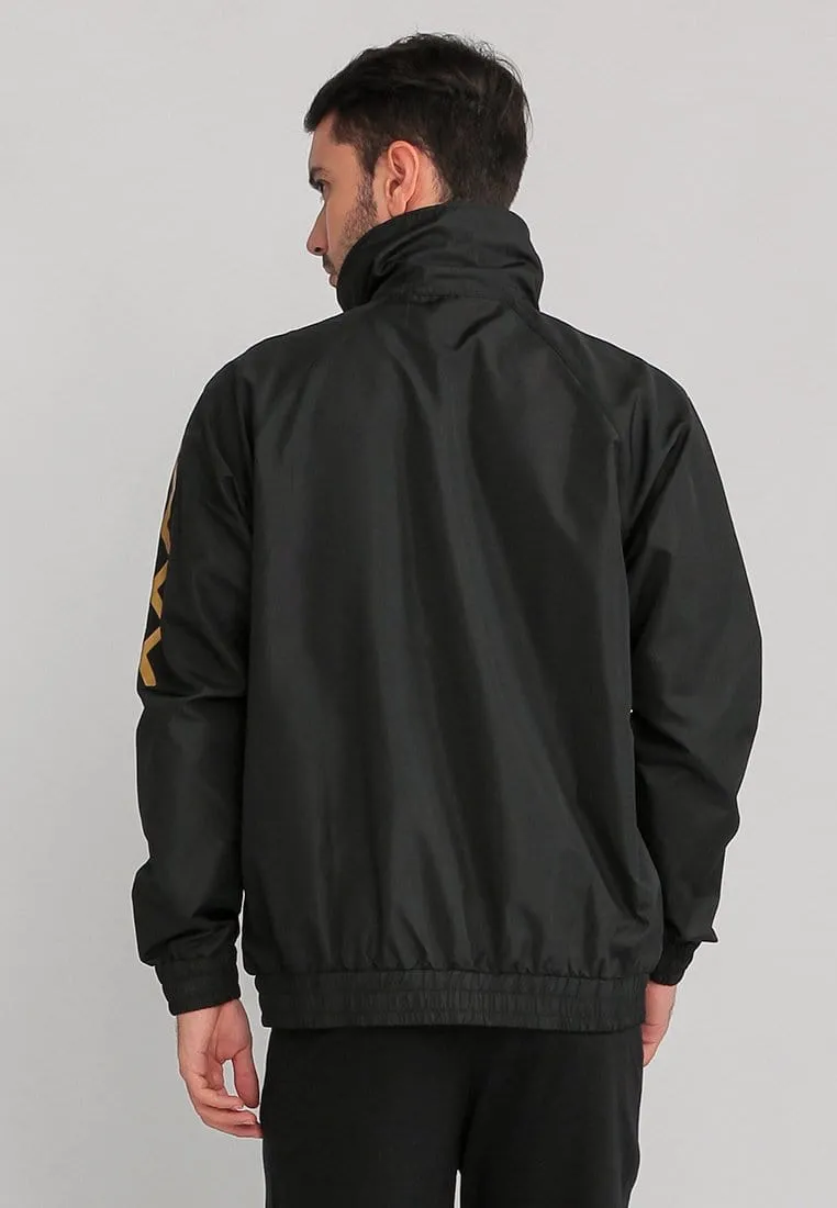 Third Day MOA23 Jaket Sporty Parka Pria Parasit Zigzag Hitam Gold