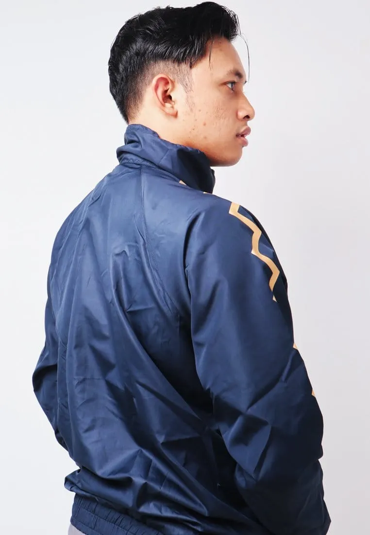 Third Day MOA25 Jaket Sporty Parka Pria Parasit Zigzag Navy Gold