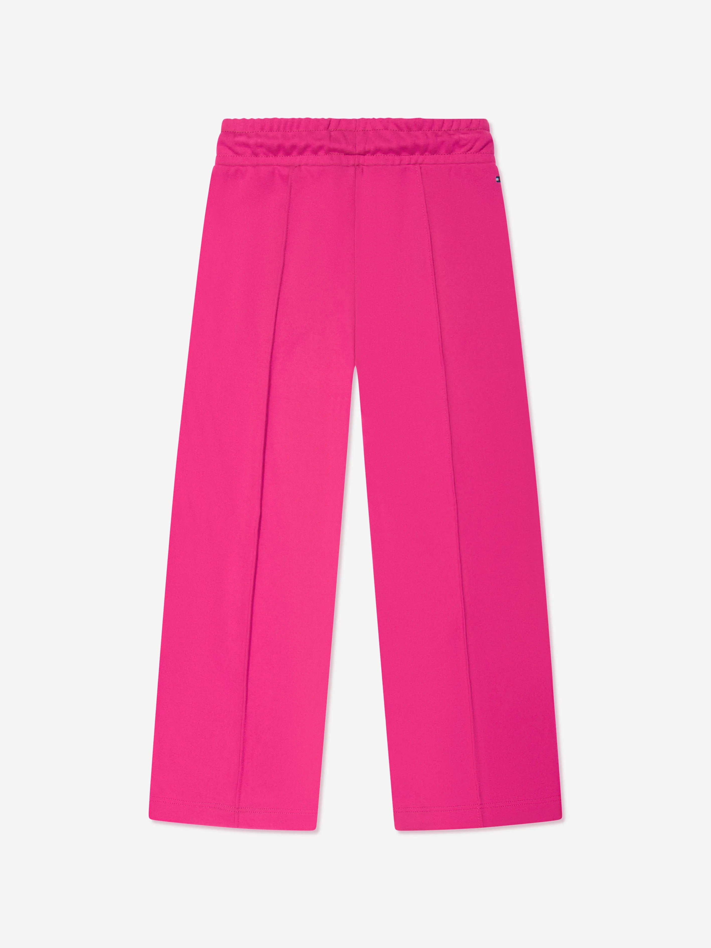 Tommy Hilfiger Girls Wide Leg Sweatpants in Pink