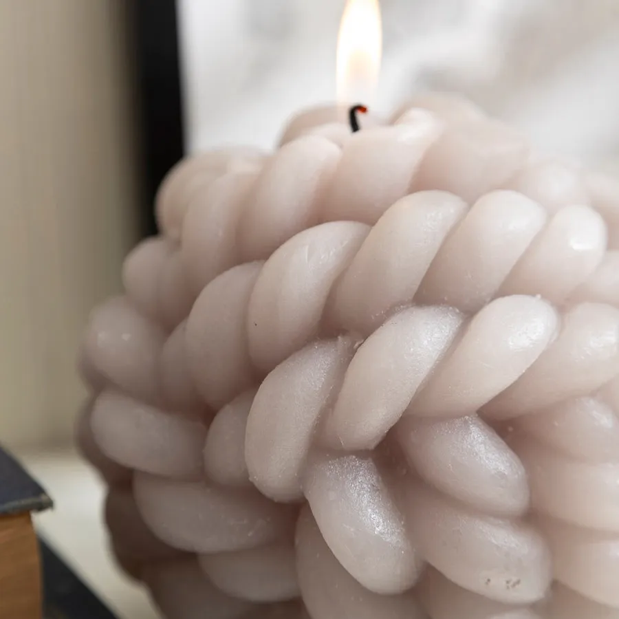 Twisted Rope Knot Decorative Candles