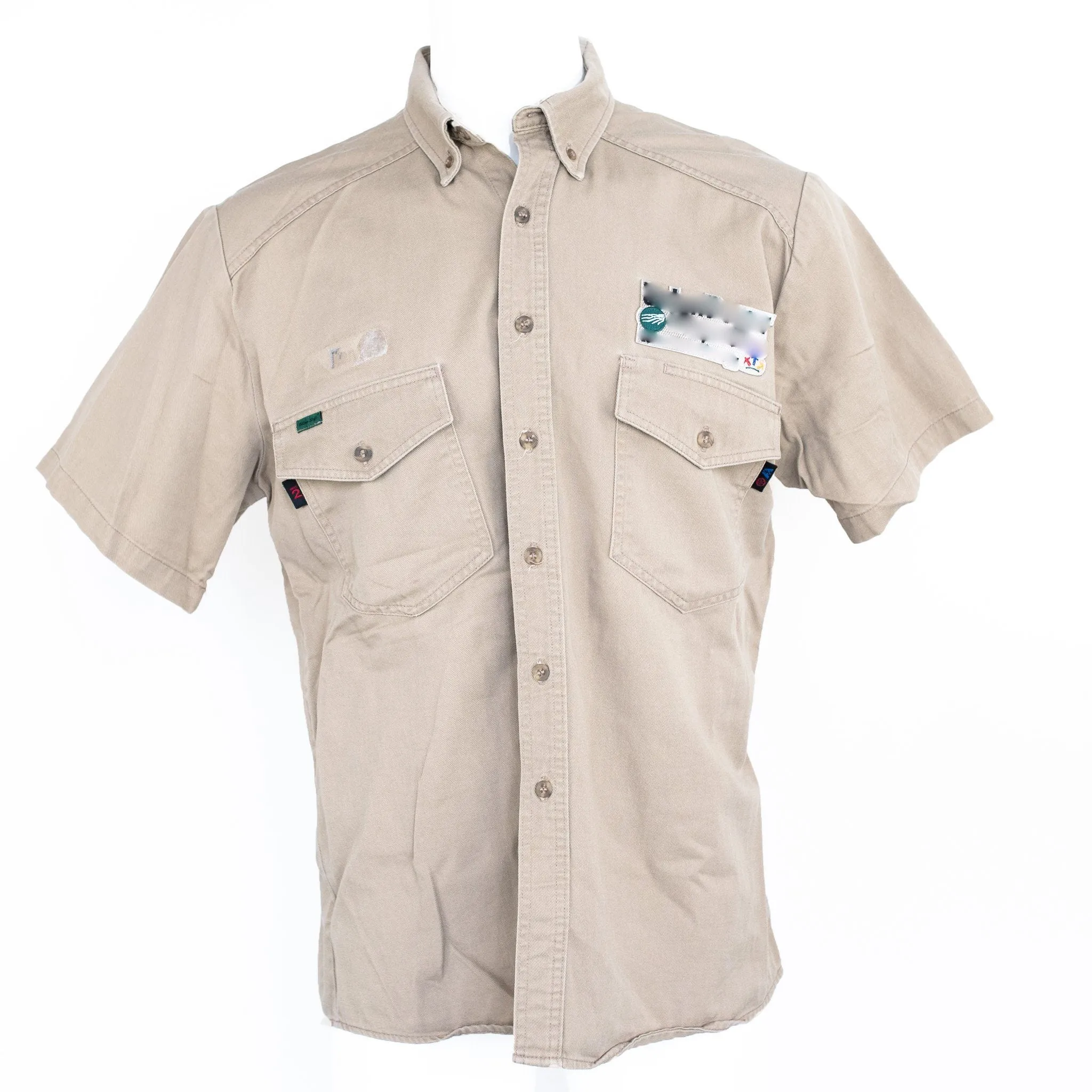 Used Flame Resistant Work Shirt - Short Sleeve