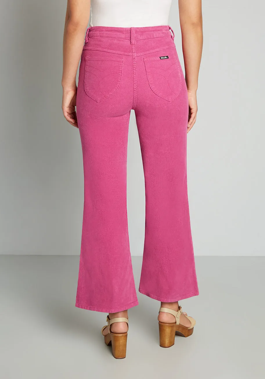 Walk The Sweet Talk Corduroy Cropped Pants