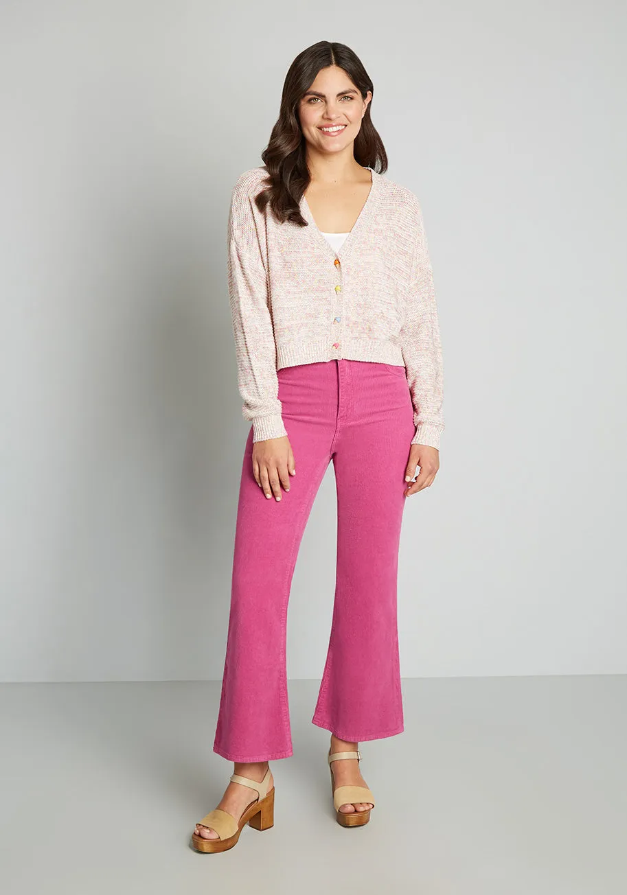 Walk The Sweet Talk Corduroy Cropped Pants