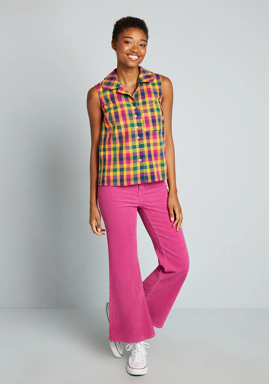 Walk The Sweet Talk Corduroy Cropped Pants