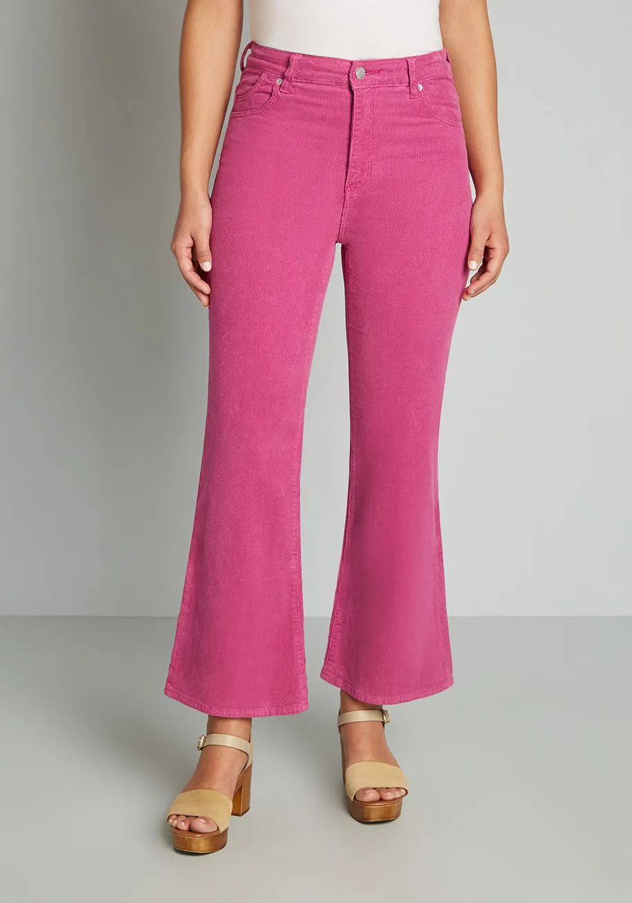 Walk The Sweet Talk Corduroy Cropped Pants