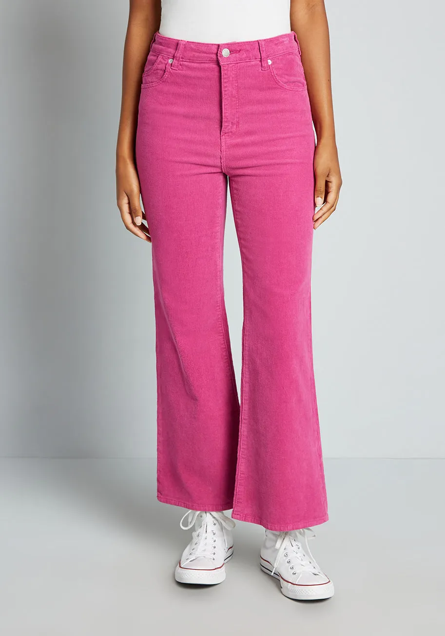 Walk The Sweet Talk Corduroy Cropped Pants