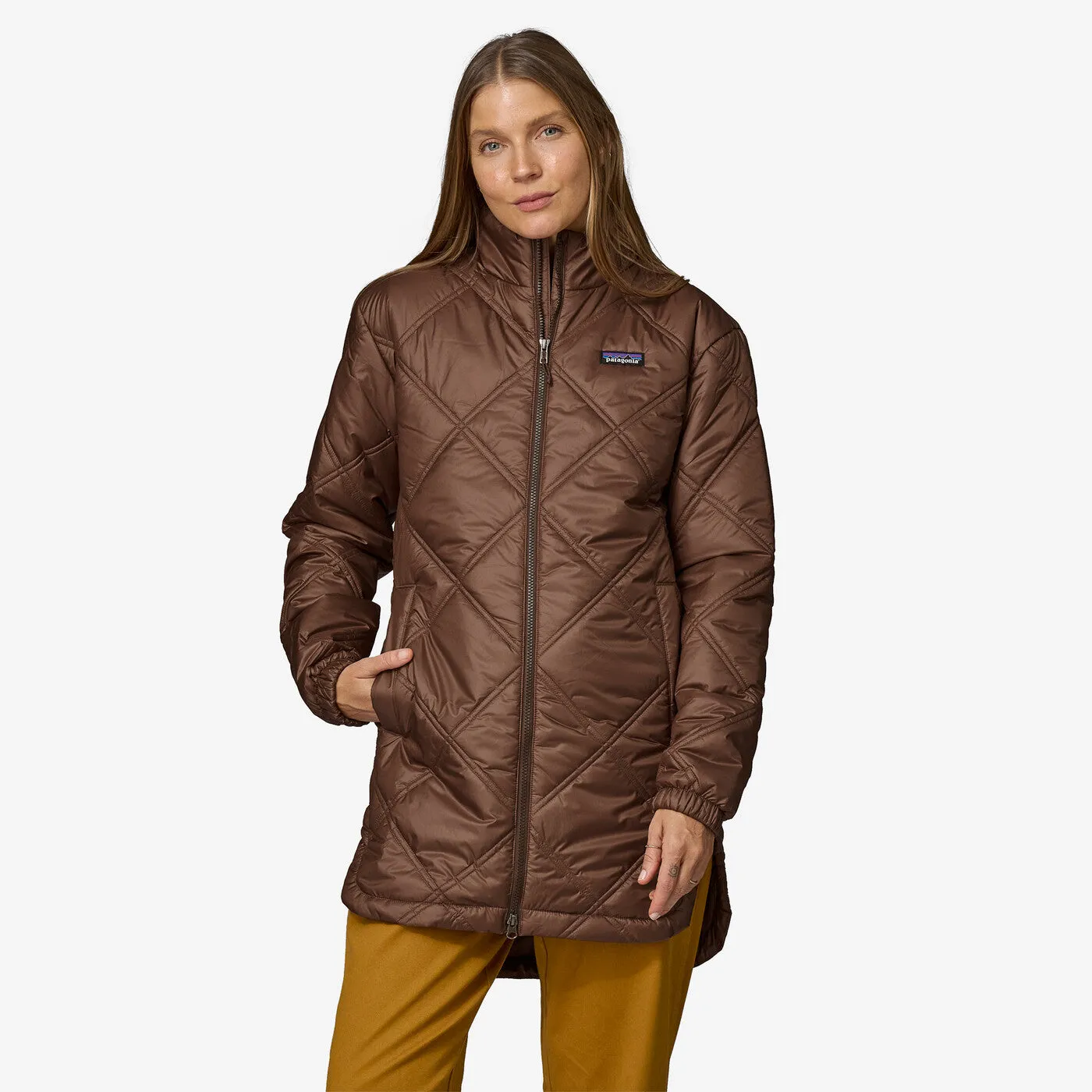 Women's Patagonia | Pine Bank Insulated Parka | Molasses Brown