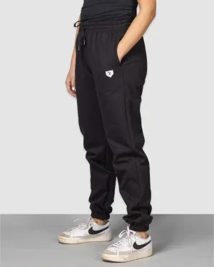 Women's Relaxed Fit Comfort Sweatpants - Black