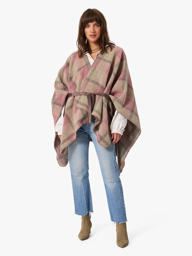 Xirena - Wynter Poncho in Mink Rose